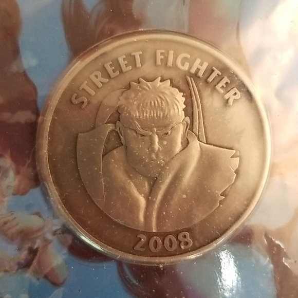 2008 Street Fighter collector coin RARE new - Picture 2 of 3